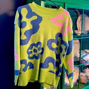 Multi colored sweater